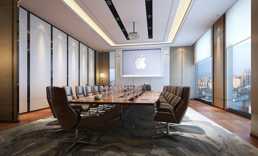 净化现代主义：重塑办公室美学新境界