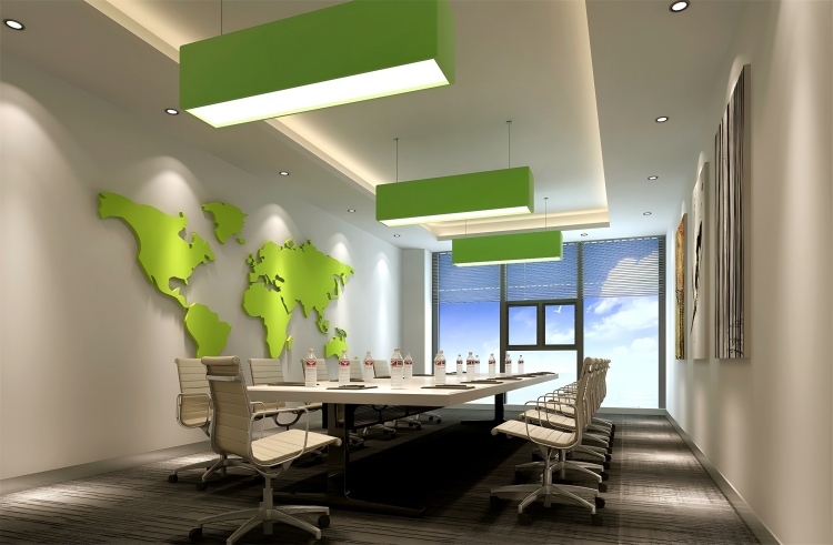 加洲建设集团在办公室装修中的核心设计元素