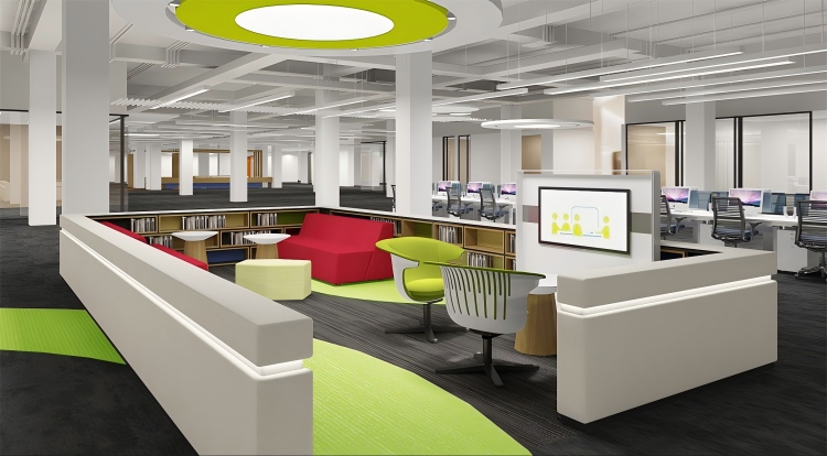 加洲建设集团在办公室装修中地毯选择：兼顾实用、美观与企业调性