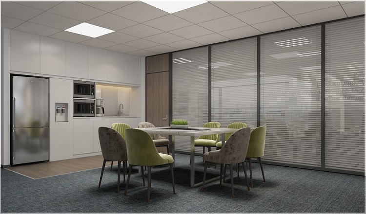 办公室装修细节，加洲建设处理技巧决定空间质感