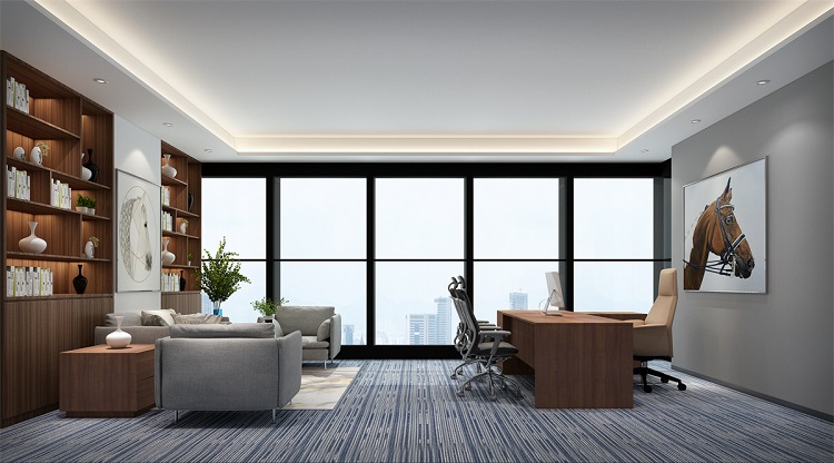 办公室装修照明最大化专项设计，加洲建设构建舒适的标准化办公光环境
