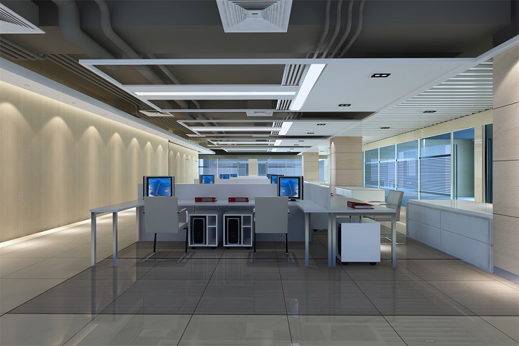 办公室顶面装修改造，加洲建设打造实用又高级的办公顶面空间